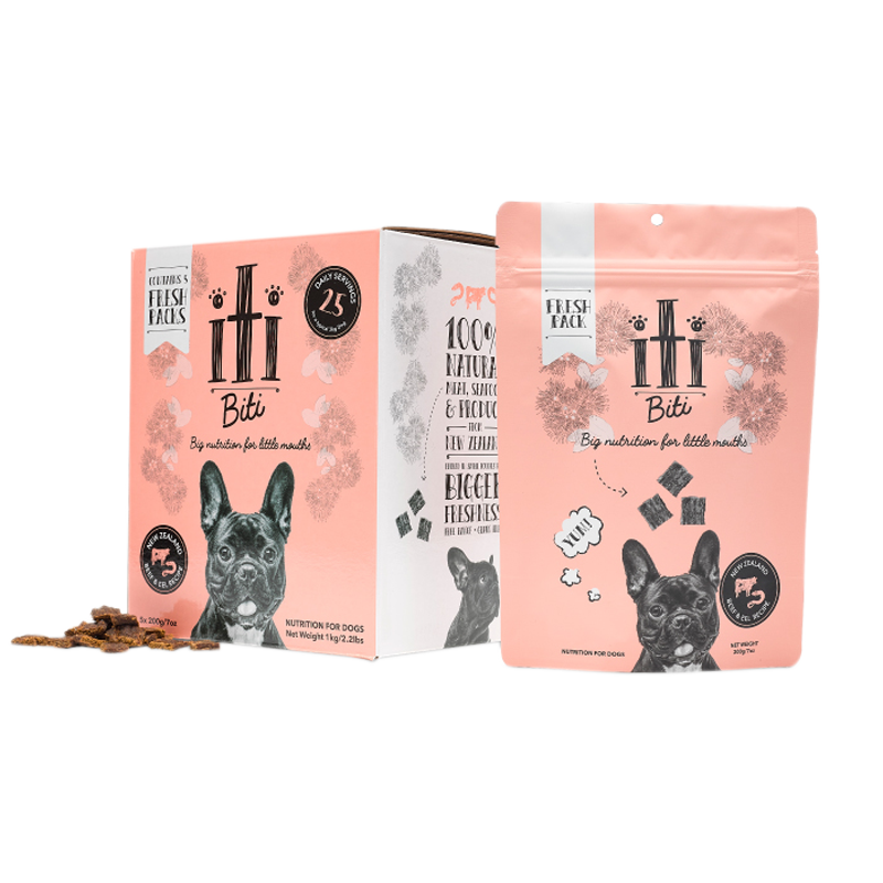 iTi -Biti -Air Dried for Dogs -  Beef & Eel Pouches (5 x 200g)