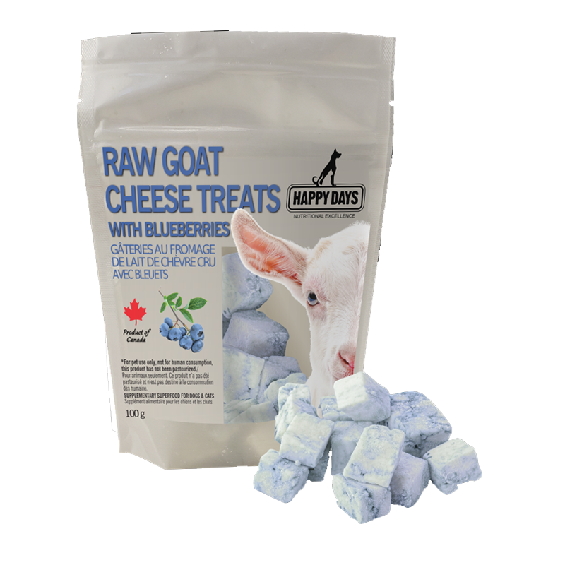Happy Days - Raw Goat Cheese Treats with Blueberry 100g