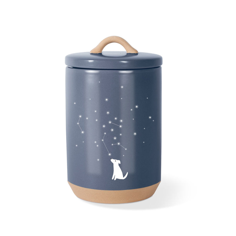 Fringe Studio - Celestial Dog Beveled Treat Jar