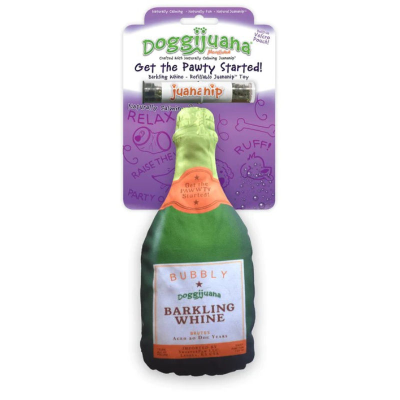 Doggijuana - "Get to the Pawty" Champagne Bottle