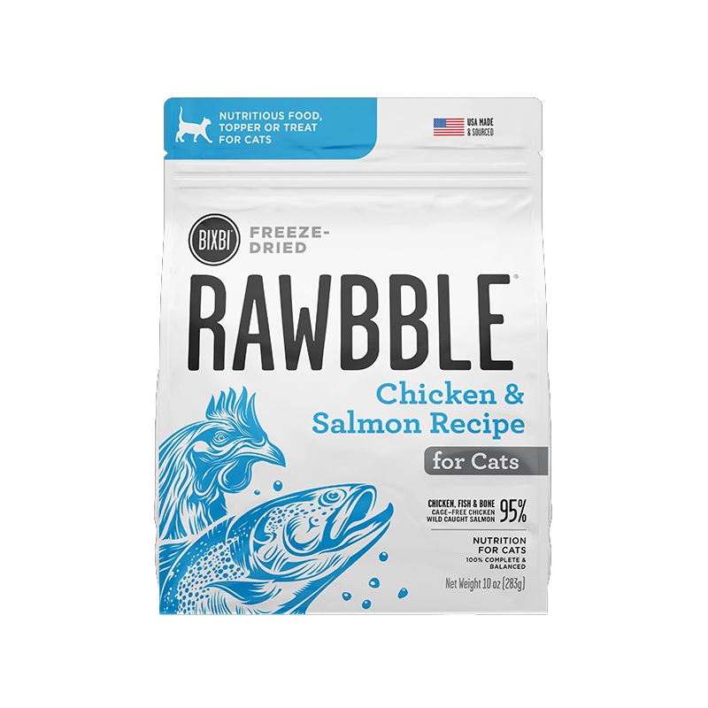 BIXBI - FD Rawbble CAT - Chicken & Salmon - 10oz