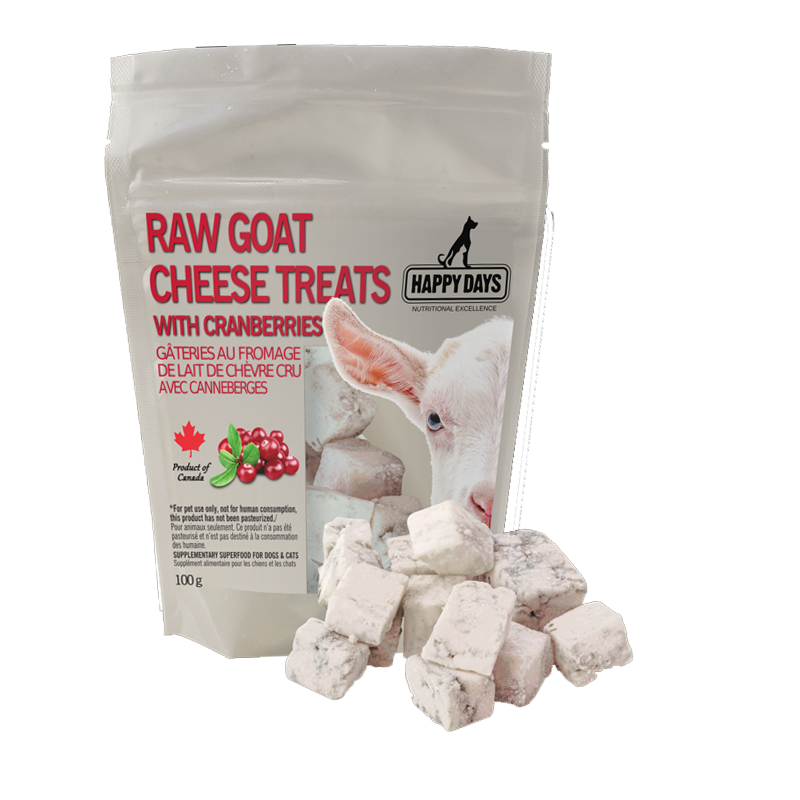 Happy Days - Raw Goat Cheese Treats with Cranberry 100g