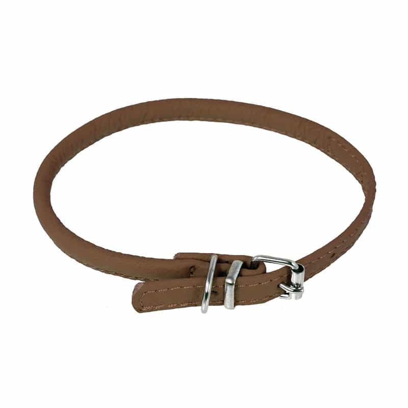 DOGLINE - Soft Round Leather Collar