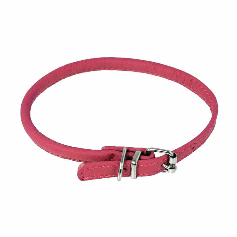 DOGLINE - Soft Round Leather Collar