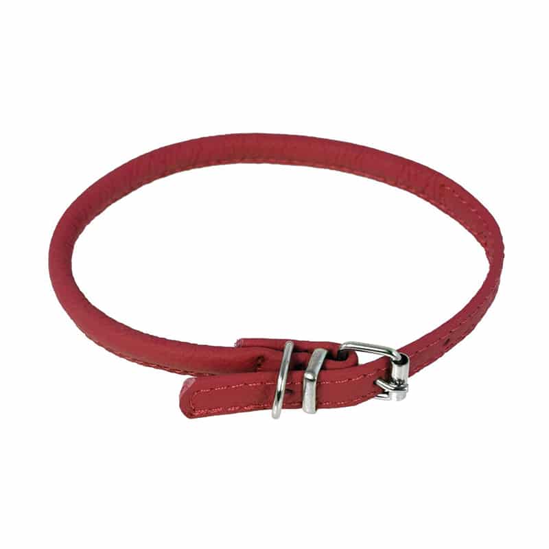 DOGLINE - Soft Round Leather Collar