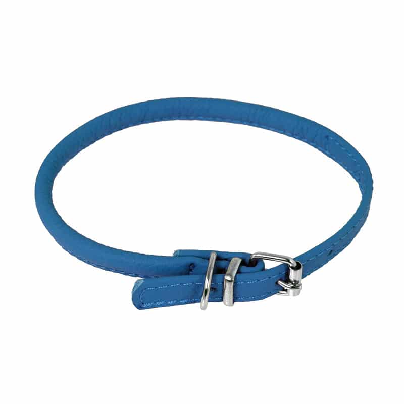 DOGLINE - Soft Round Leather Collar