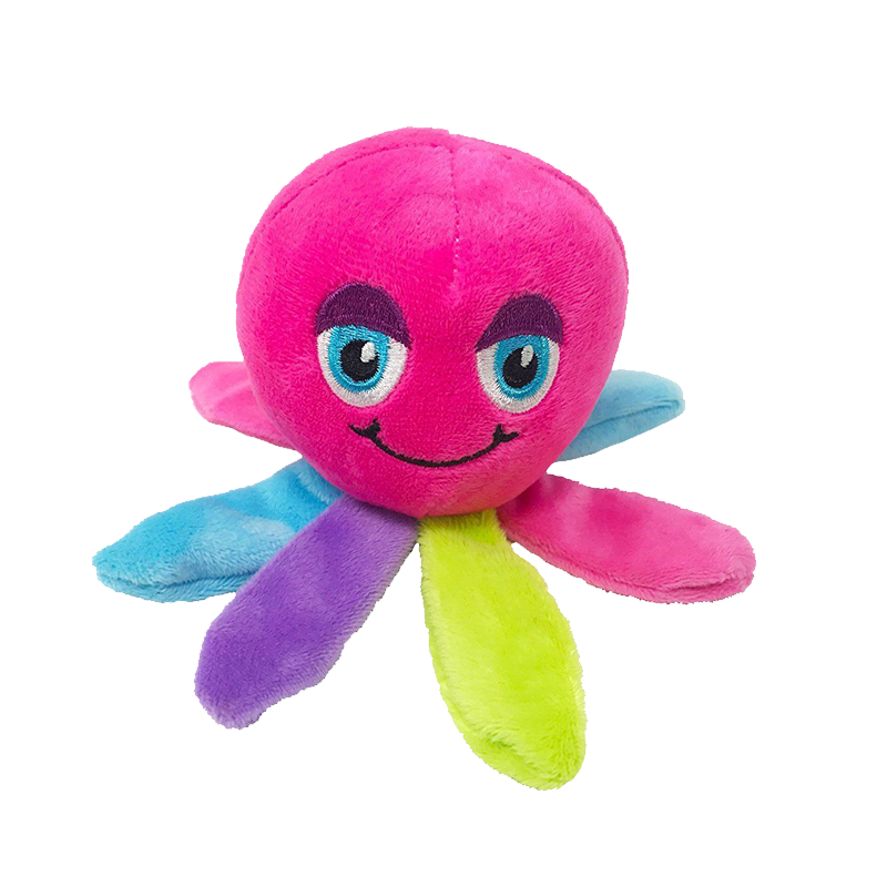 Dogline - 6" Octopus Mini Dog Toy