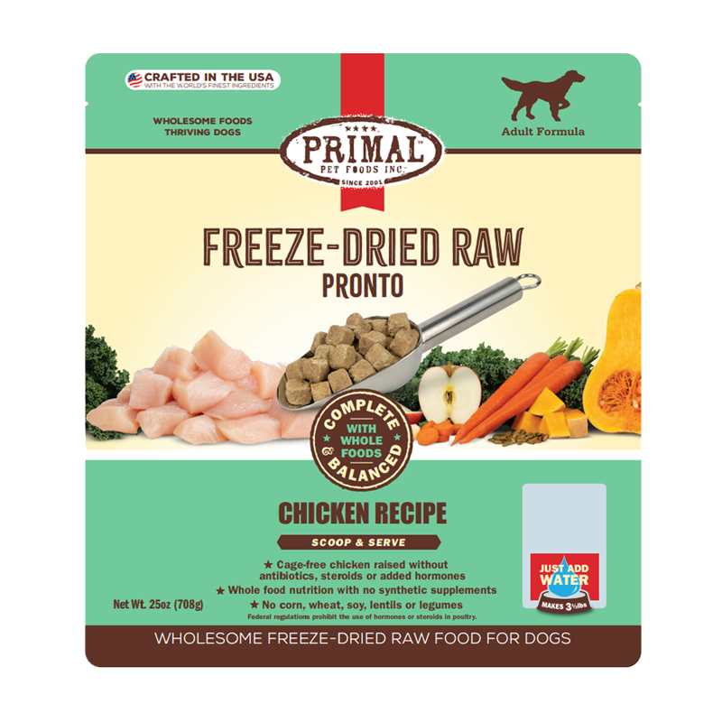 PRIMAL - Canine Chicken Formula Freeze Dried Pronto