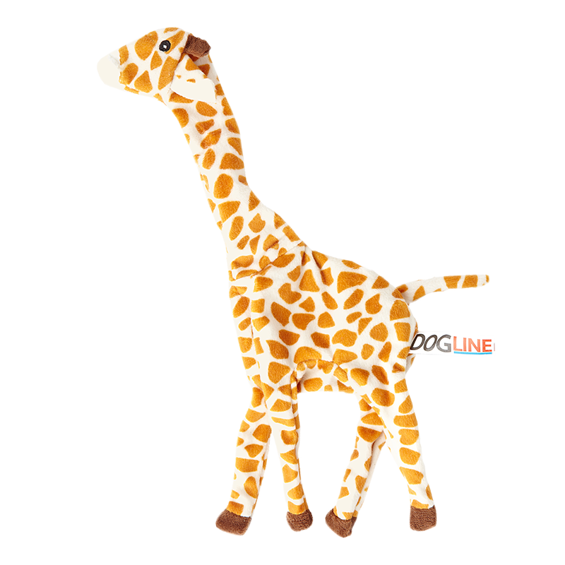 Dogline - 12" Giraffe Crinkle Dog Toy