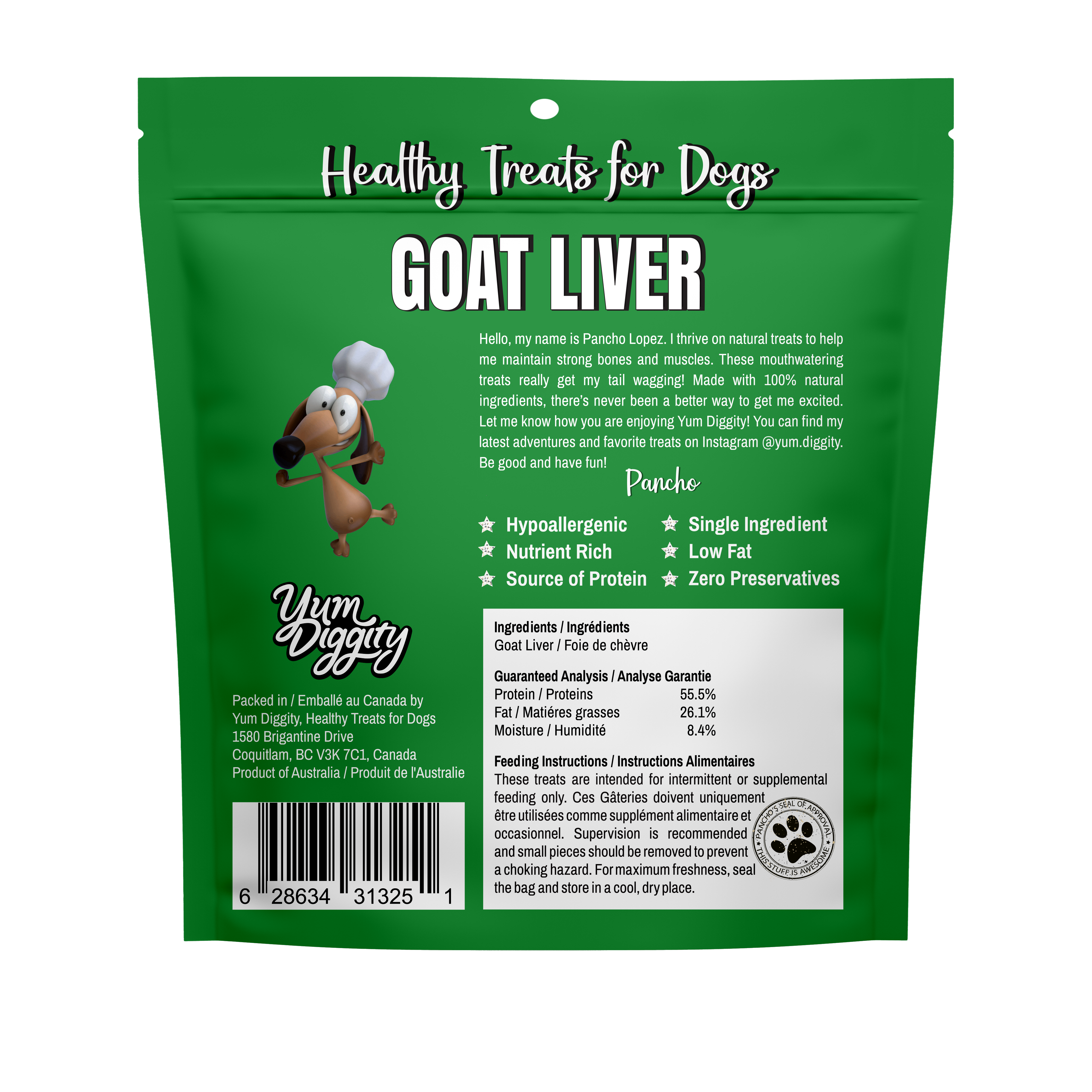 Yum Diggity - Goat Liver