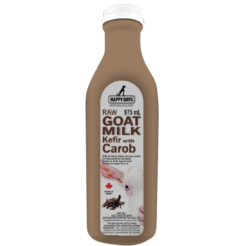 Happy Days - Raw Goat Milk Kefir with Carob 975ml