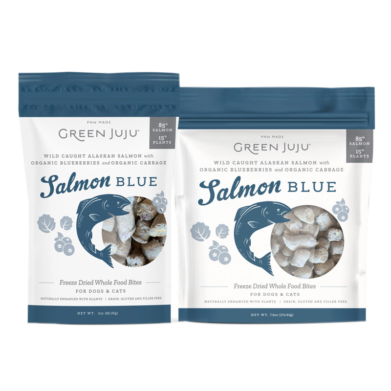 Green Juju - Salmon Blue Freeze Dried Whole Food Bites