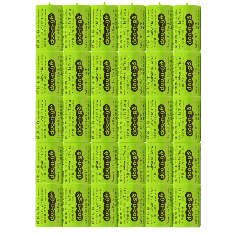 Doo-N-Go – Bulk Refill Bags – Large 10×12 Green – 30 Rolls