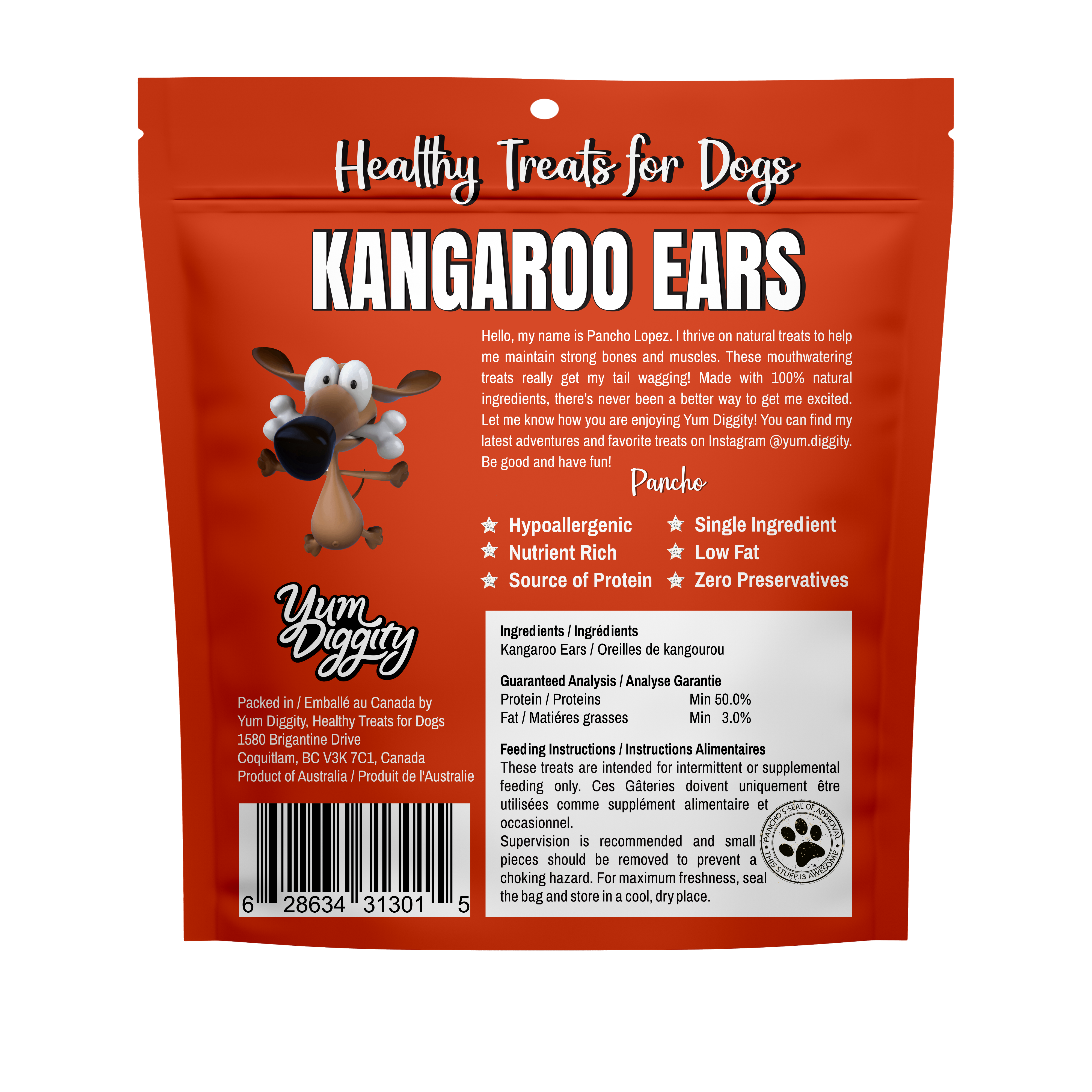 Yum Diggity - Kangaroo Ears