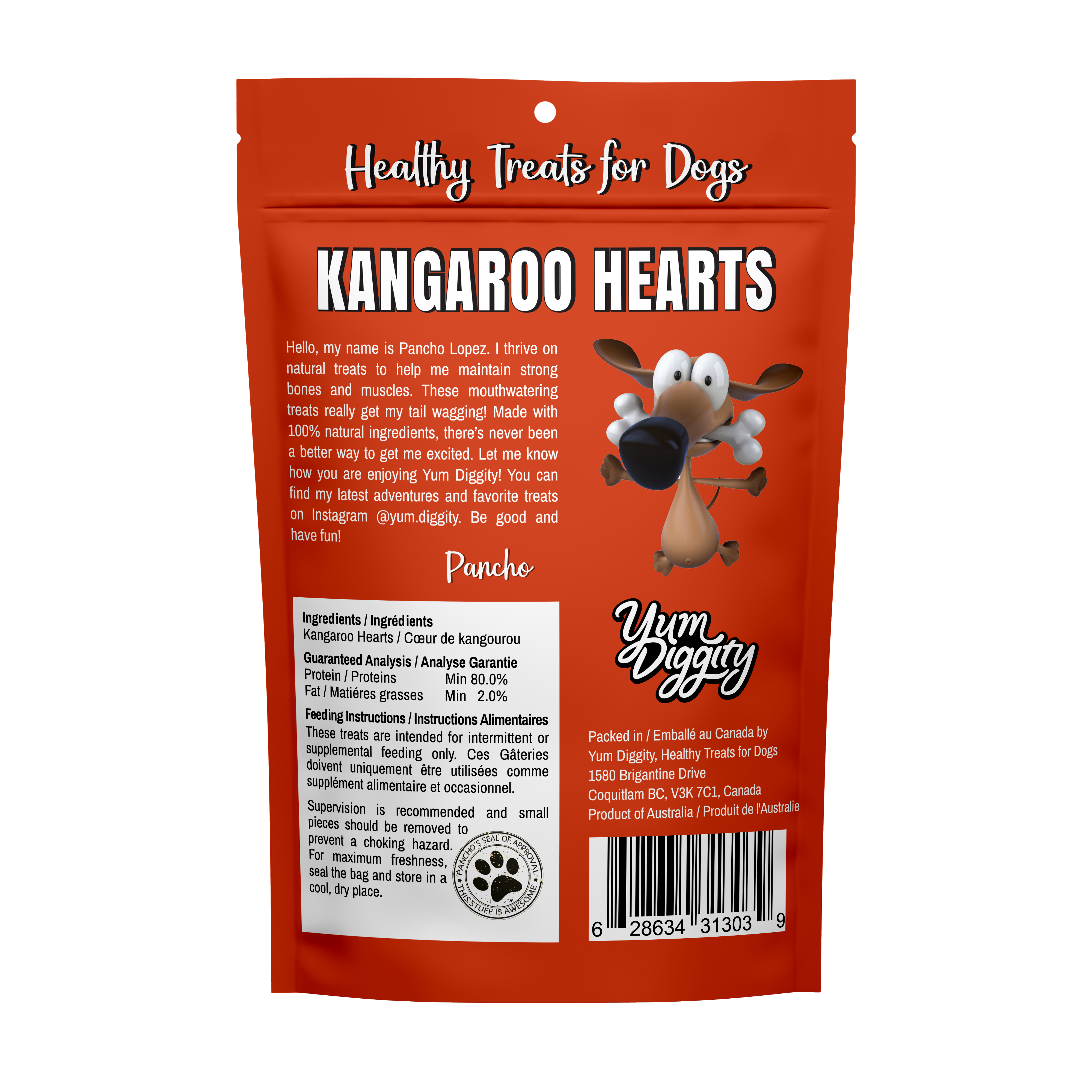 Yum Diggity - Kangaroo Hearts