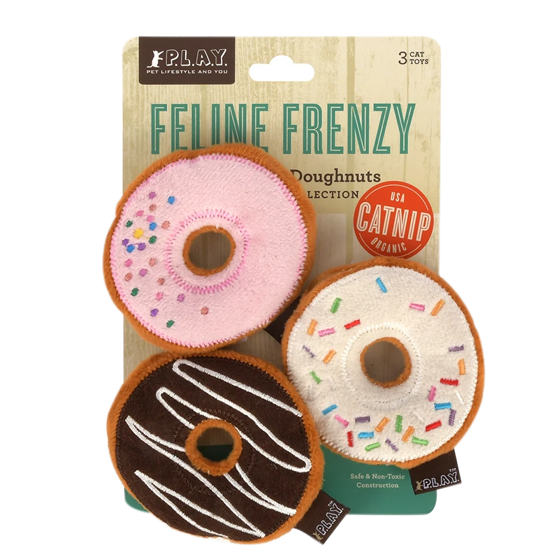 PLAY Feline Frenzy - Cat Toy - Kitty Kreme Doughnut (3)