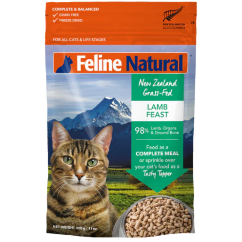 Feline Natural - Lamb Feast Freeze Dried- 320g