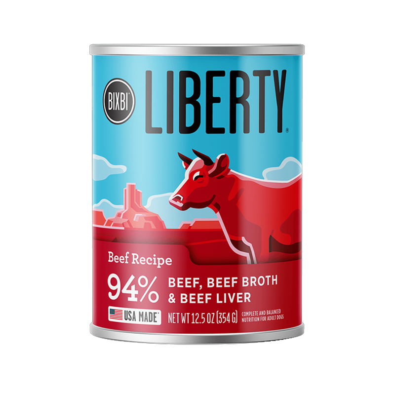 BIXBI - Liberty Beef Dog Cans 12.05oz - Case of 12
