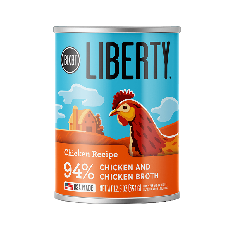 BIXBI - Liberty Chicken Dog Cans 12.05oz - Case of 12