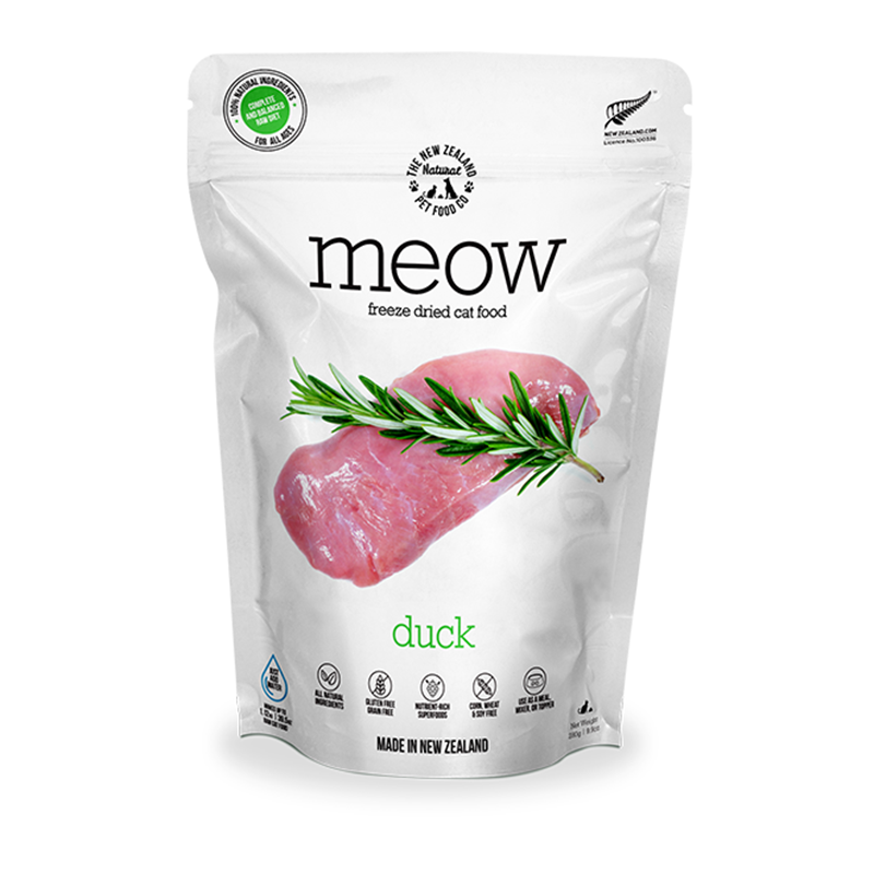 NZ Natural Pet Food Co - Freeze Dried - Food - Meow -  Duck