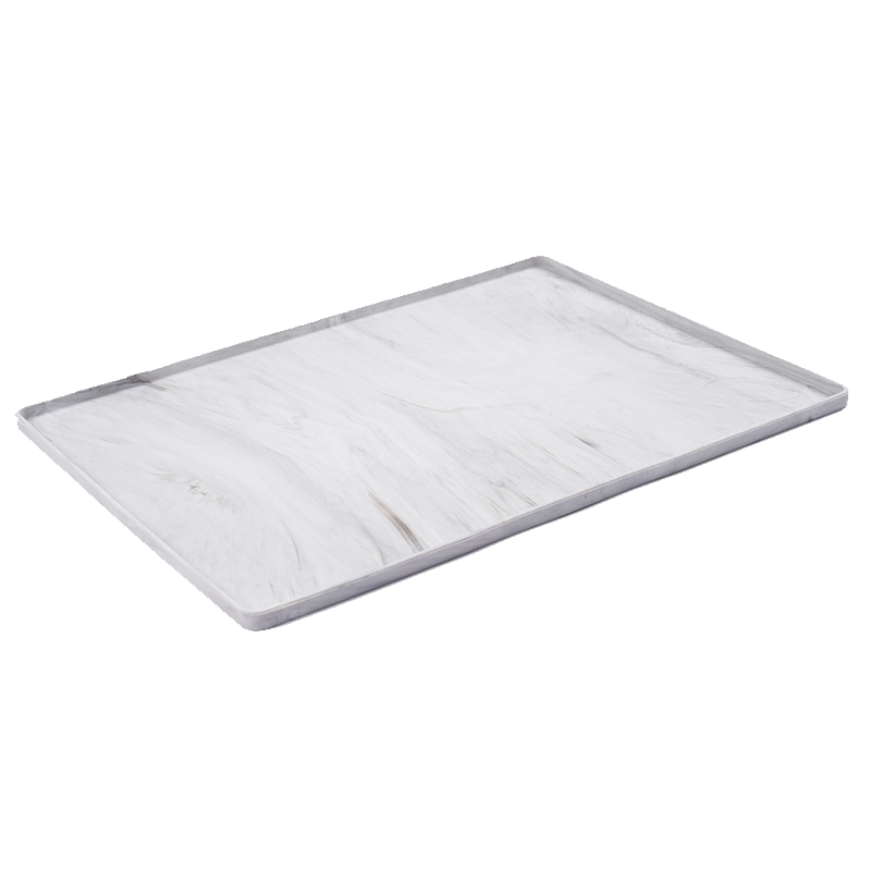 Messy Mutts - Bowl Mat - Raised Edge - Silicone -  Marble