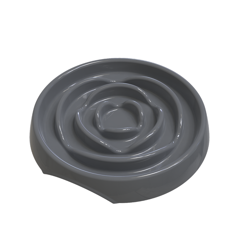 Messy Mutts - Feeder - Slow - Melamine - Round - 1.75 cups