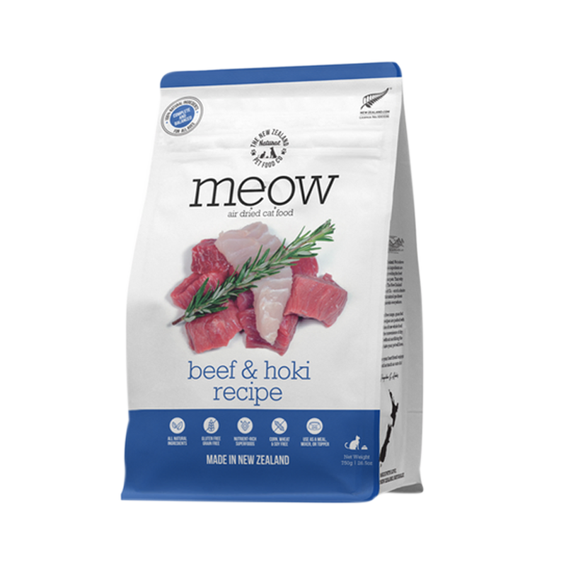 NZ Natural Pet Food Co - Air Dried  - Food - Meow Beef & Hoki