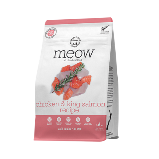 NZ Natural Pet Food Co - Air Dried  - Food - Meow Chicken & King Salmon  - pets canada