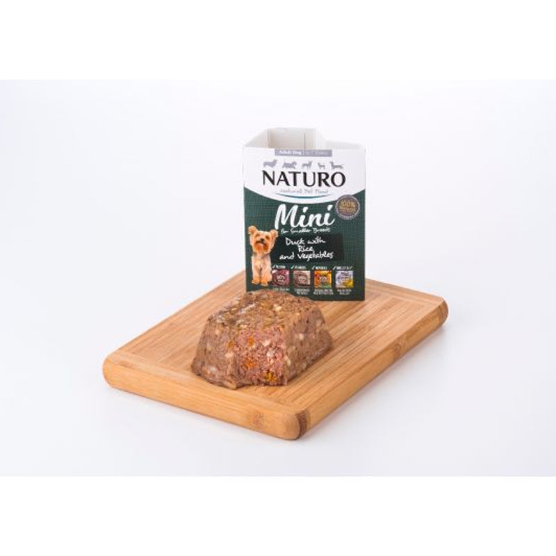 Naturo - Dog Trays - Adult Mini Duck & Rice with Veg (150g - Case of 7)