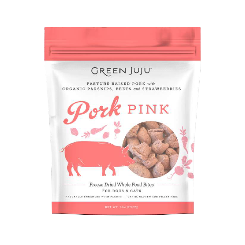 Green Juju - Pork Pink Freeze Dried Whole Food Bites - 18oz