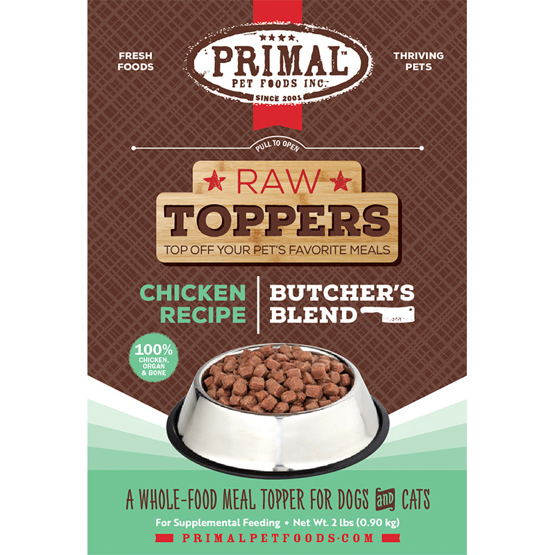 PRIMAL - Topper - Butcher's Blend- Chicken 2lb