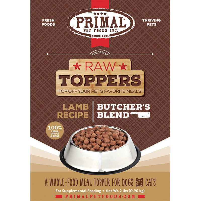 PRIMAL - Topper - Butcher's Blend - Lamb  2lb