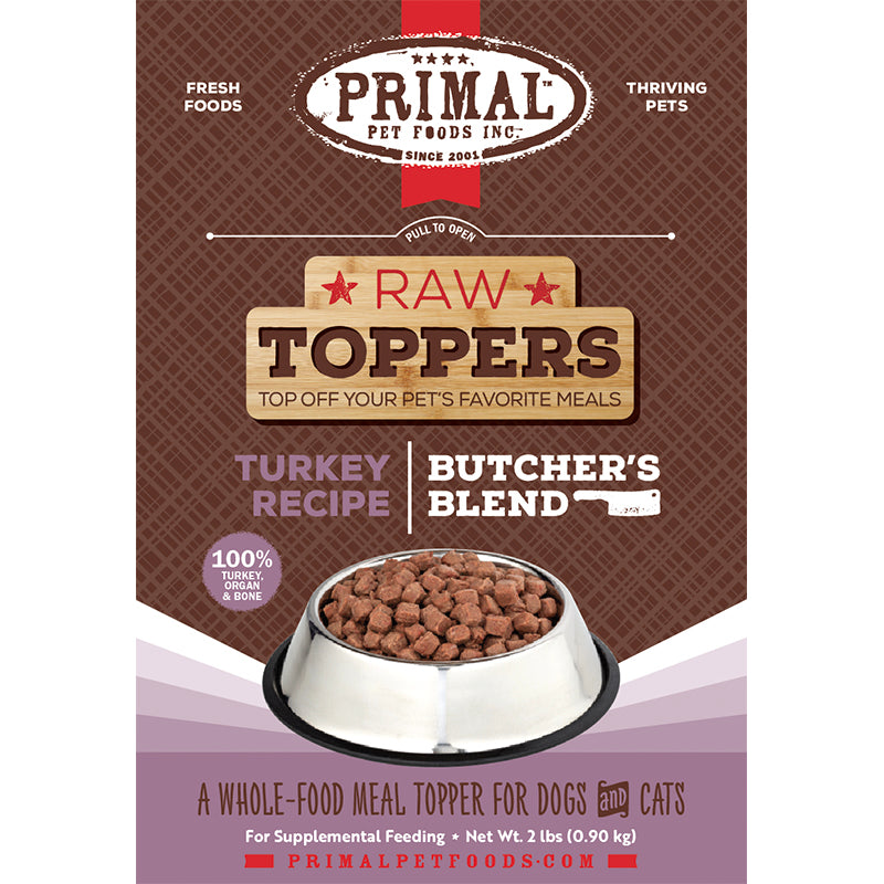 PRIMAL - Topper - Butcher's Blend - Turkey 2lb