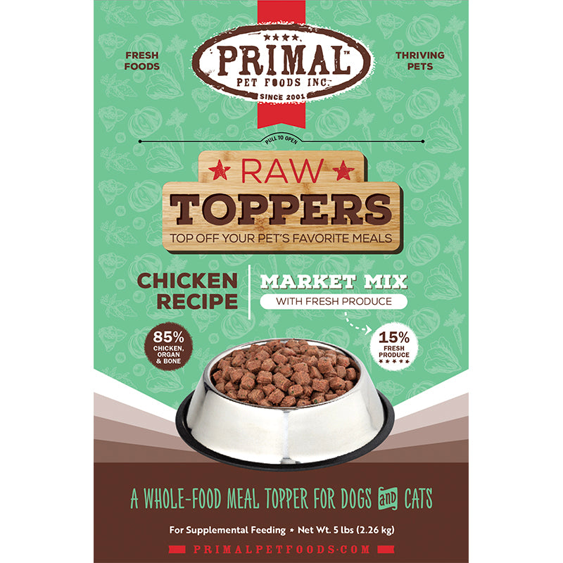 PRIMAL - Chicken Market Mix Topper - 5lb