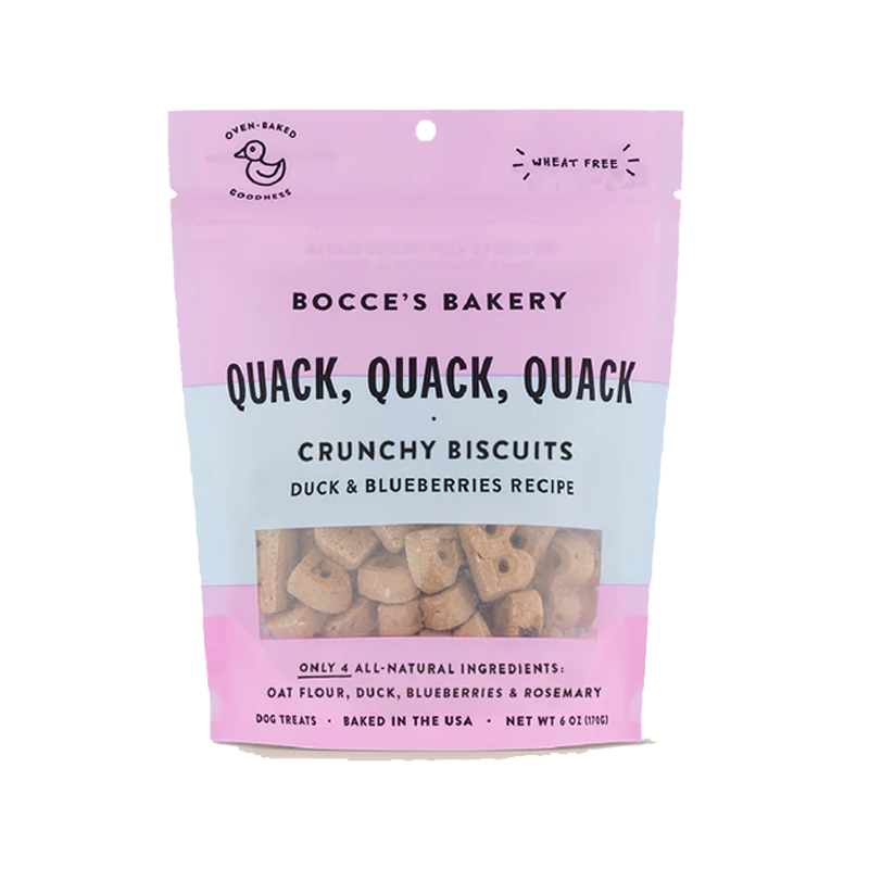 Bocce's Bakery - Quack Quack Quack Biscuits - 5oz