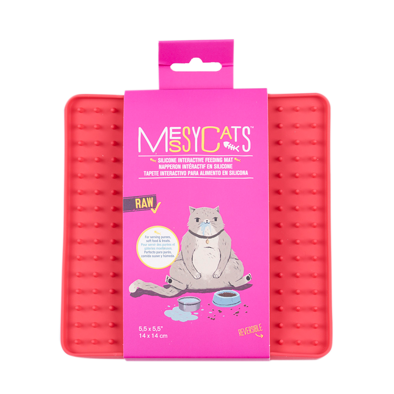 Messy Mutts - Cat Silicone Reversible Interactive Feeding Mat