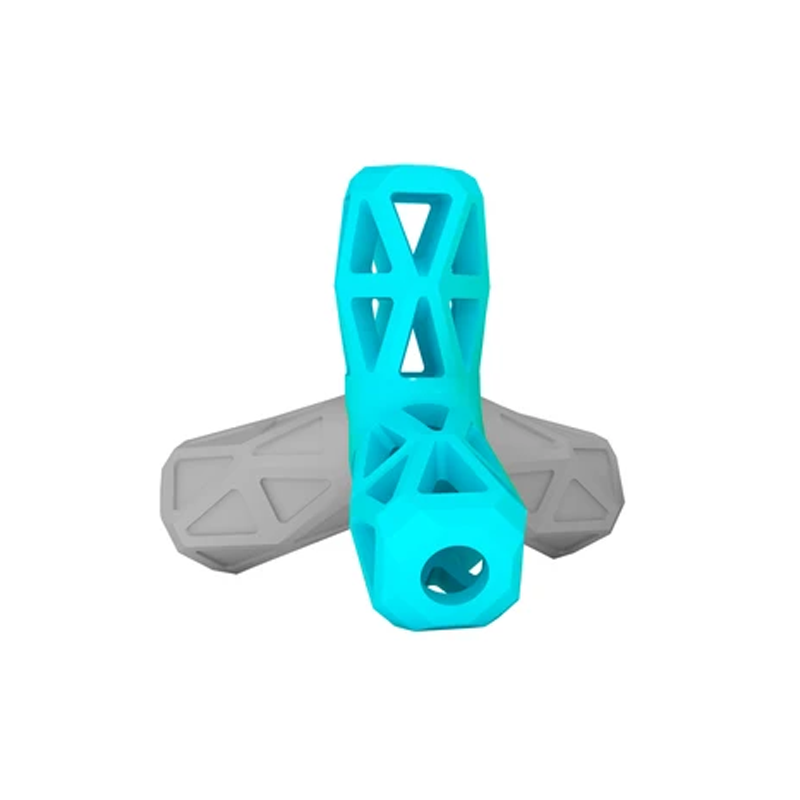 Totally Pooched - Squeak n' Stuff Rubber Toy - Teal