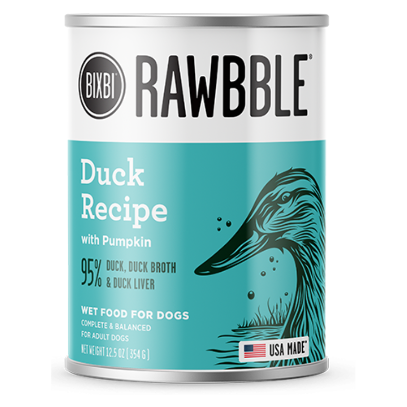 BIXBI - Rawbble Can - Duck - 12.5oz - case of 12