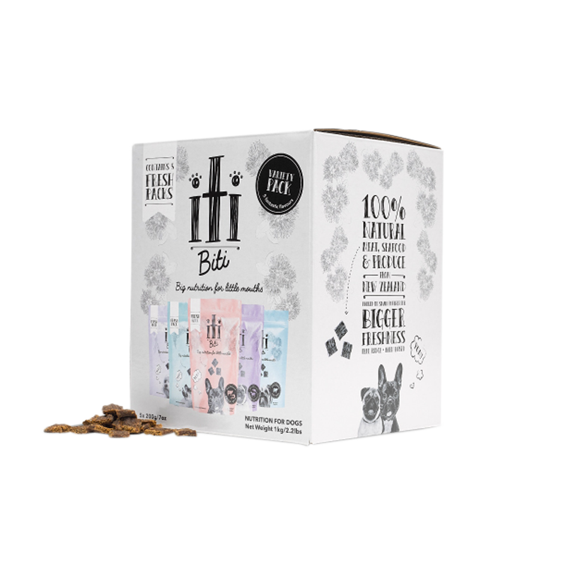 iTi - Air Dried for Dogs - Variety of Each (5 Pouches)