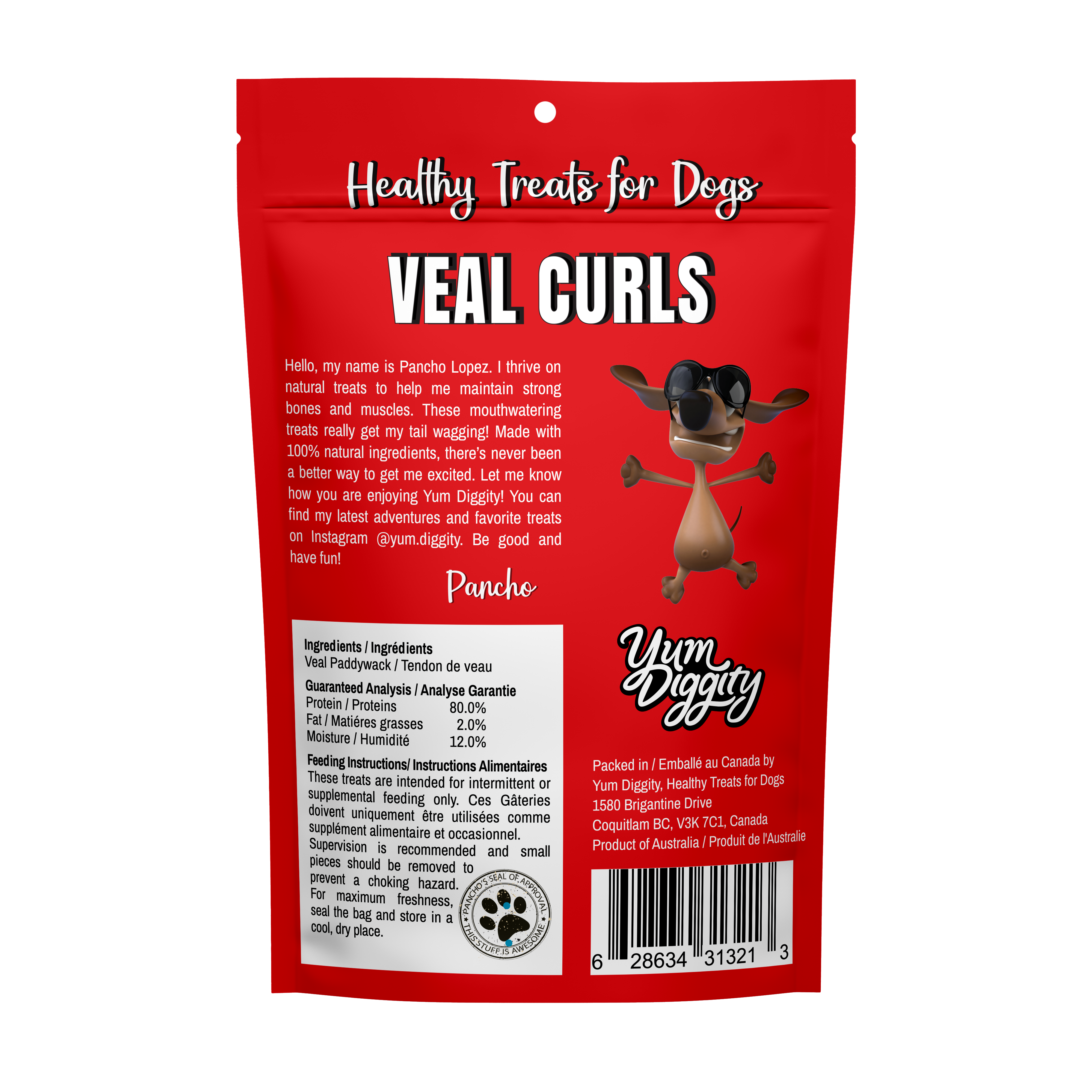 Yum Diggity - Veal Curls
