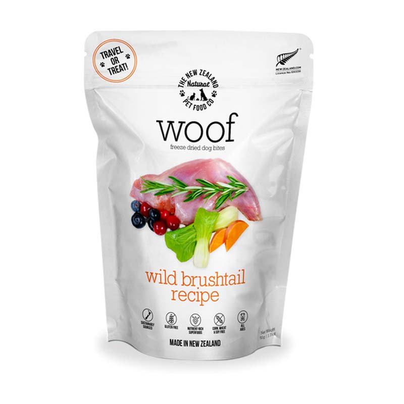 NZ Natural Pet Food Co - Freeze Dried - Treats - Woof -  Wild Brushtail 50g