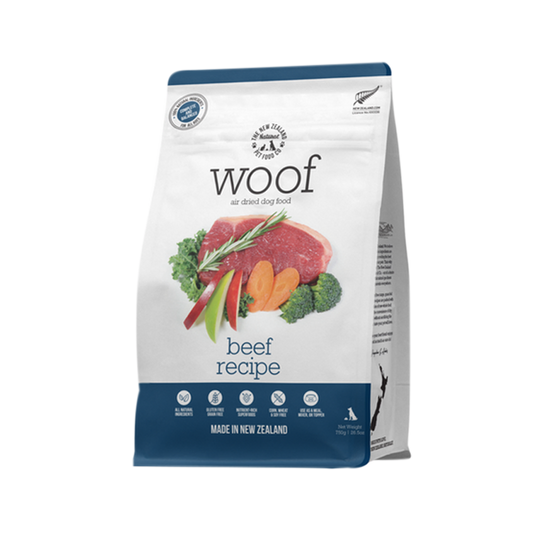 NZ Natural Pet Food Co - Air Dried  - Food - Woof Beef  - pets canada