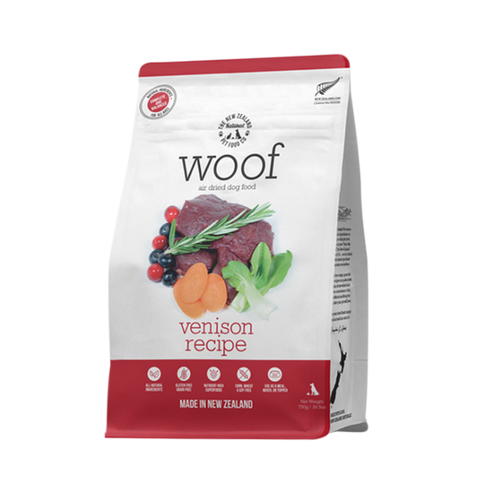 NZ Natural Pet Food Co - Air Dried  - Food - Woof Venison - pets canada
