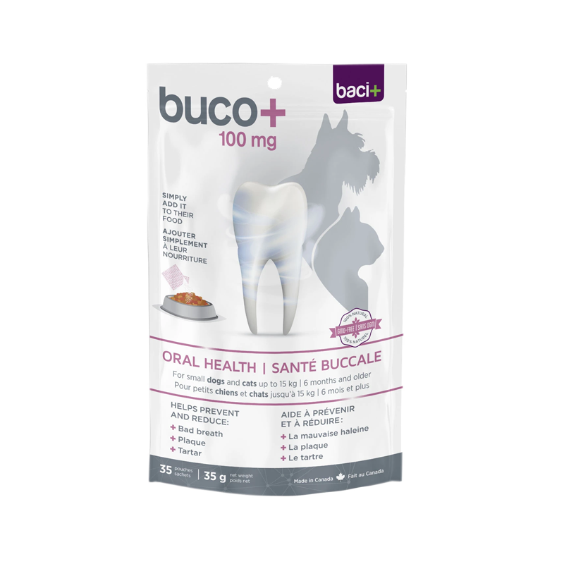 Baci+ - Buco+ 100mg (dental care for cats/small dogs) - 35g