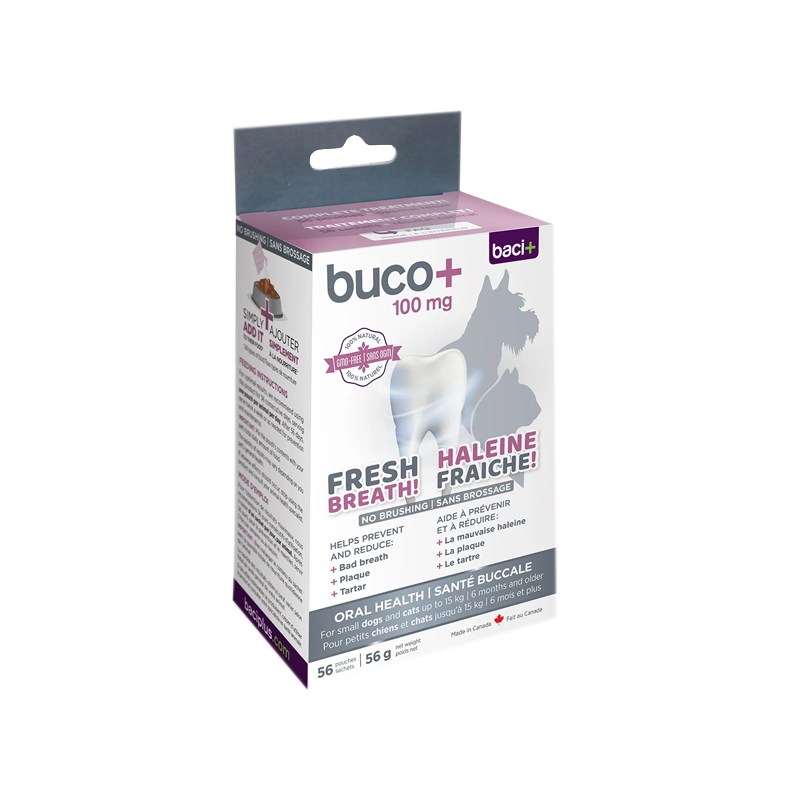 Baci+ - Buco+ 100mg - dental care - cats & small dogs