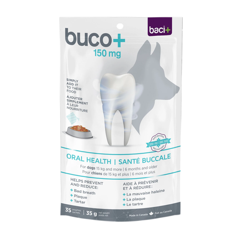 Baci+ - Buco+ 150mg - dental care - dogs 15kg+