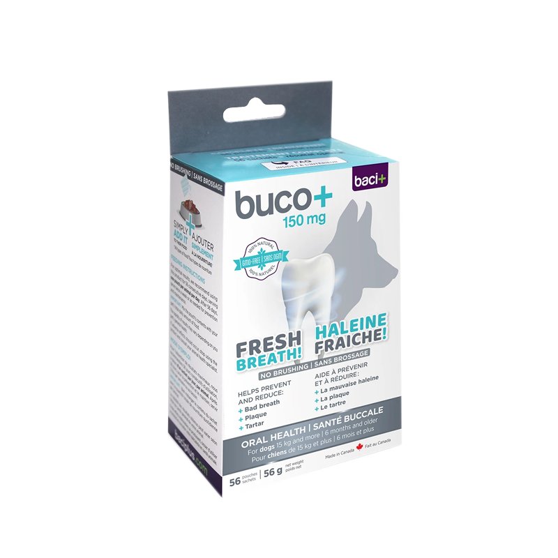 Baci+ - Buco+ 150mg - dental care - dogs 15kg+