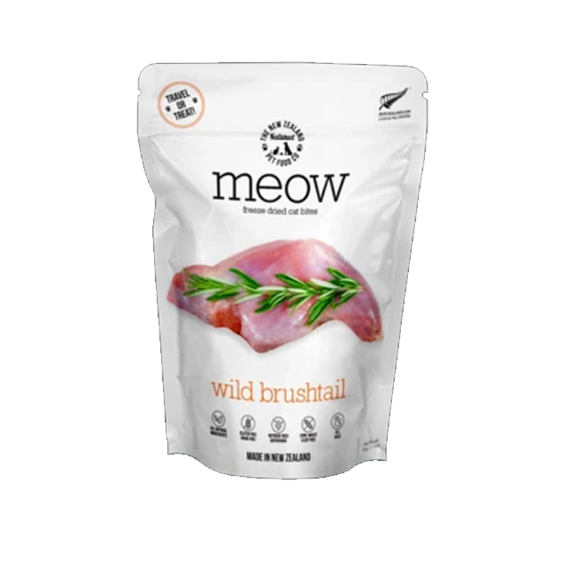 NZ Natural Pet Food Co - Freeze Dried - Treats - Meow - Wild Brushtail 50g