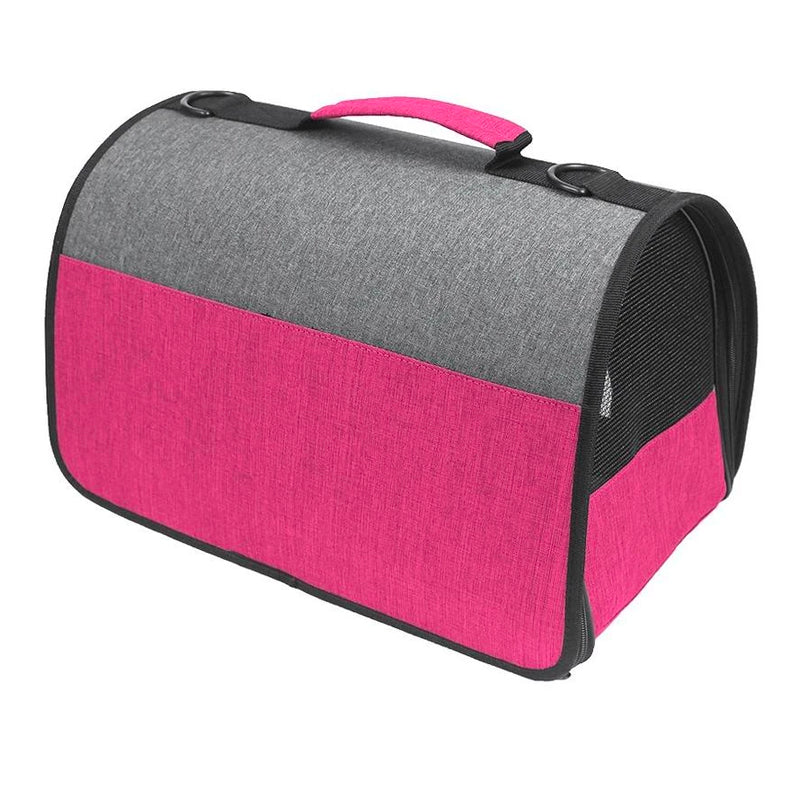 Dogline - Dual Color Collapsible Carrier - Pink