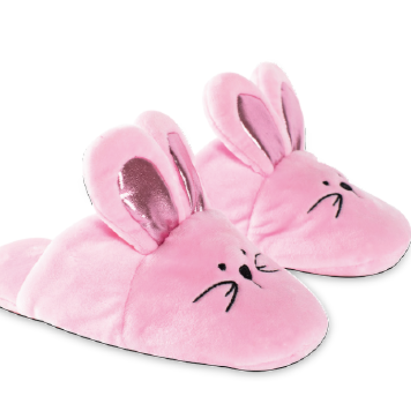 Fringe Studio -Bunny Slipper Set Plush Dog Toy